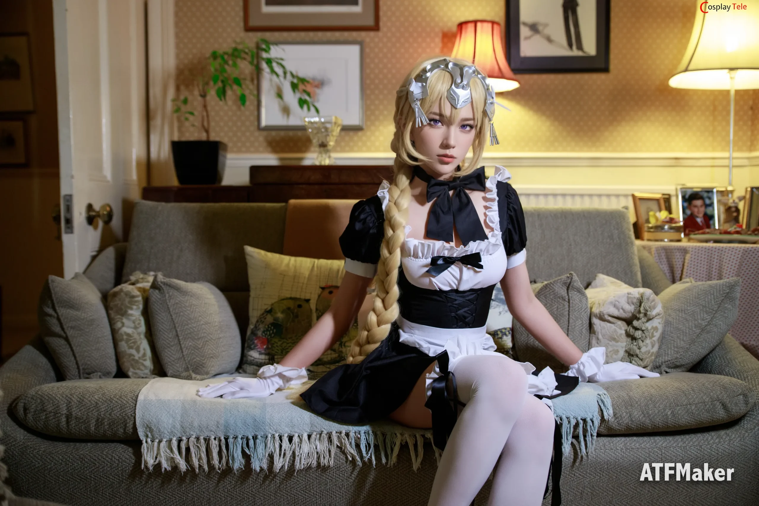 ATFM %E2%80%93 Tsubaki cosplay Jeanne dArc Maid FateGrand Order 17 result scaled 1