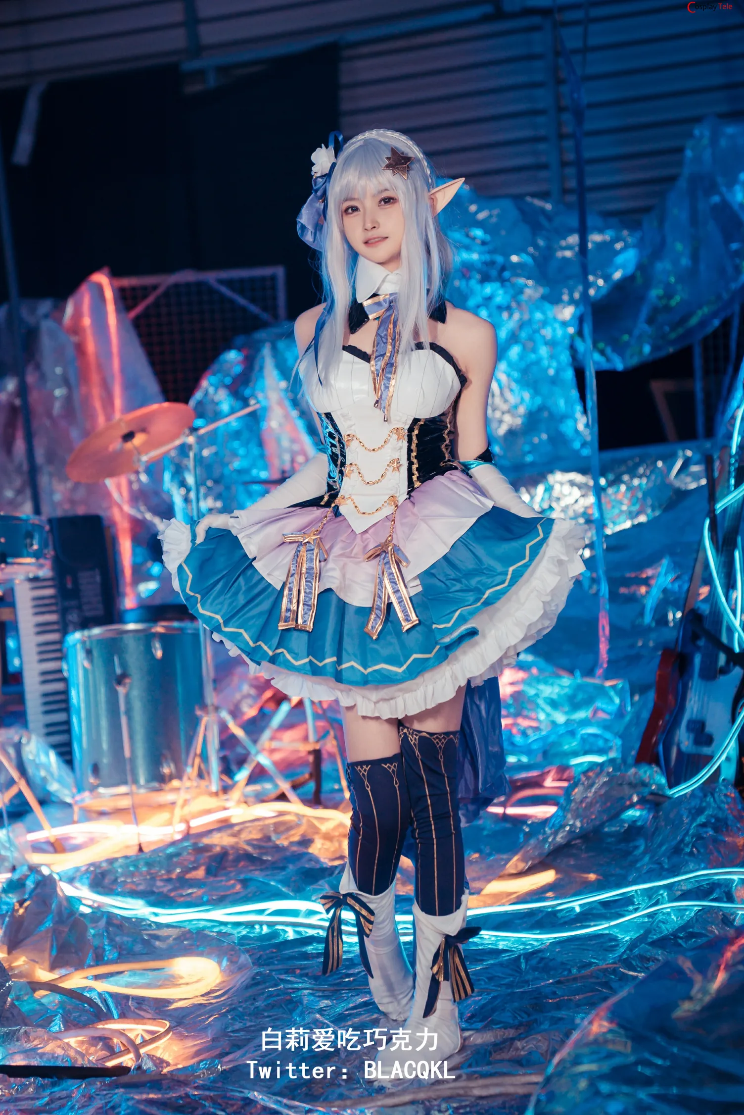 Blacqkl cosplay Emilia %E2%80%93 ReZero 12 result