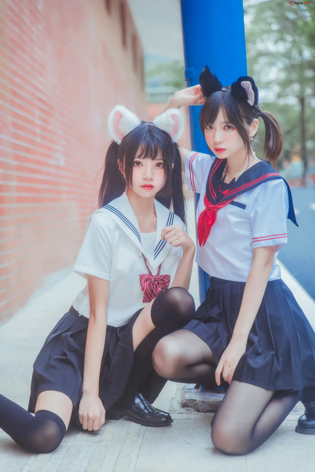 Cherry Neko %E6%A1%9C%E6%A1%83%E5%96%B5 cosplay cat eared schoolgirl 11 result