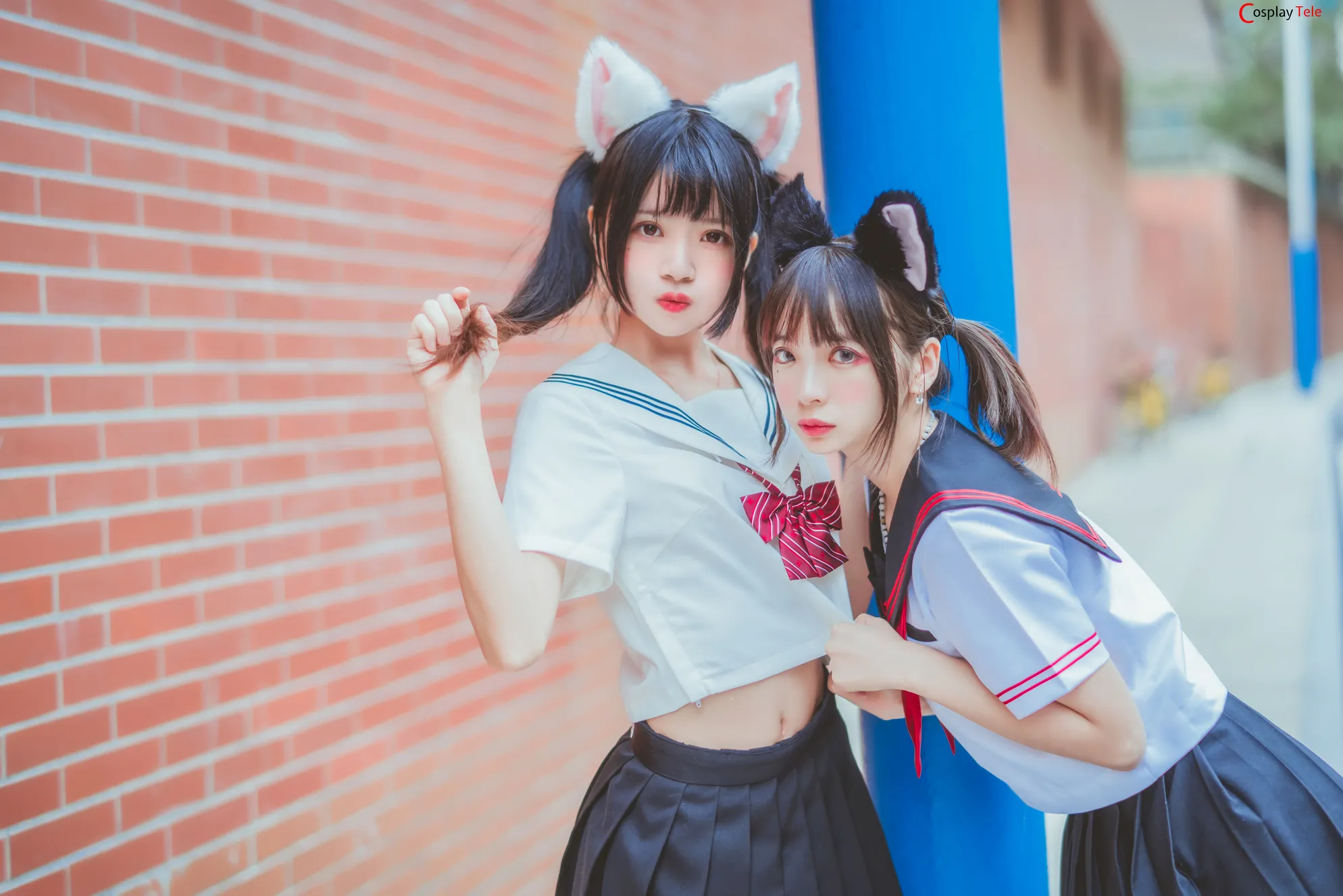 Cherry Neko %E6%A1%9C%E6%A1%83%E5%96%B5 cosplay cat eared schoolgirl 14 result