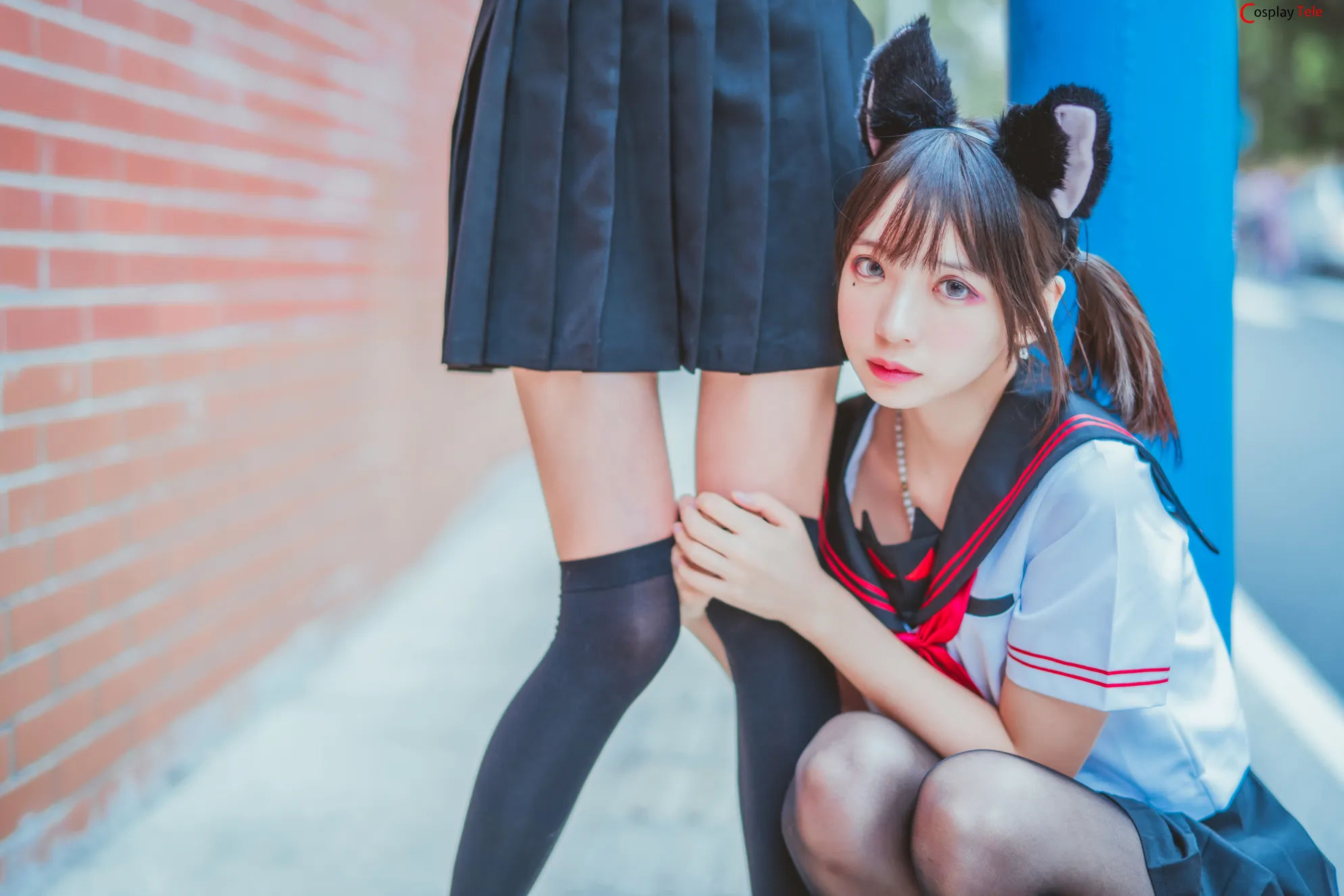 Cherry Neko %E6%A1%9C%E6%A1%83%E5%96%B5 cosplay cat eared schoolgirl 16 result