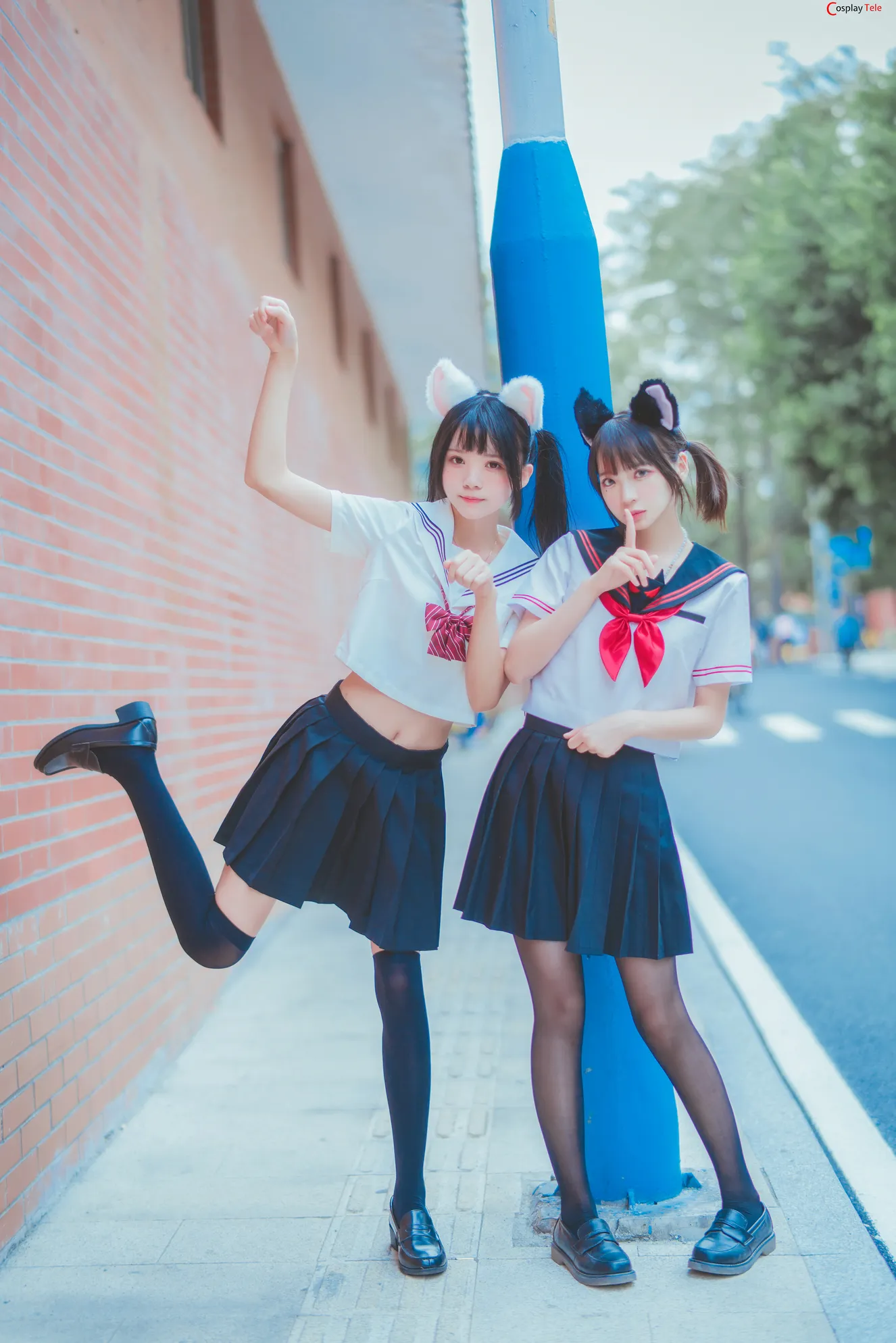 Cherry Neko (桜桃喵) cosplay Cat-eared School Girl “33 photos”