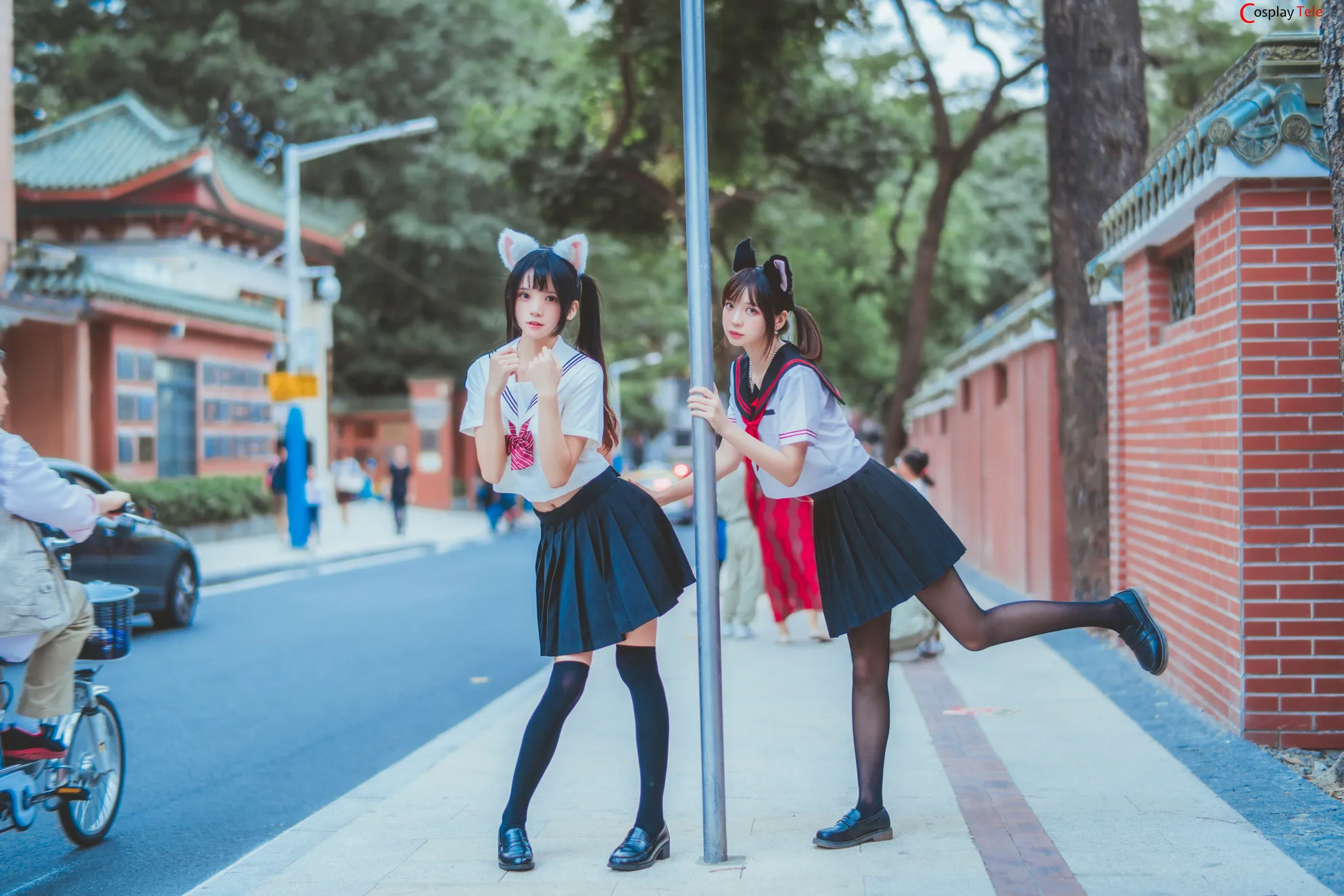 Cherry Neko %E6%A1%9C%E6%A1%83%E5%96%B5 cosplay cat eared schoolgirl 24 result