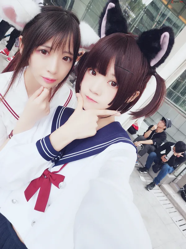 Cherry Neko %E6%A1%9C%E6%A1%83%E5%96%B5 cosplay cat eared schoolgirl 27 result