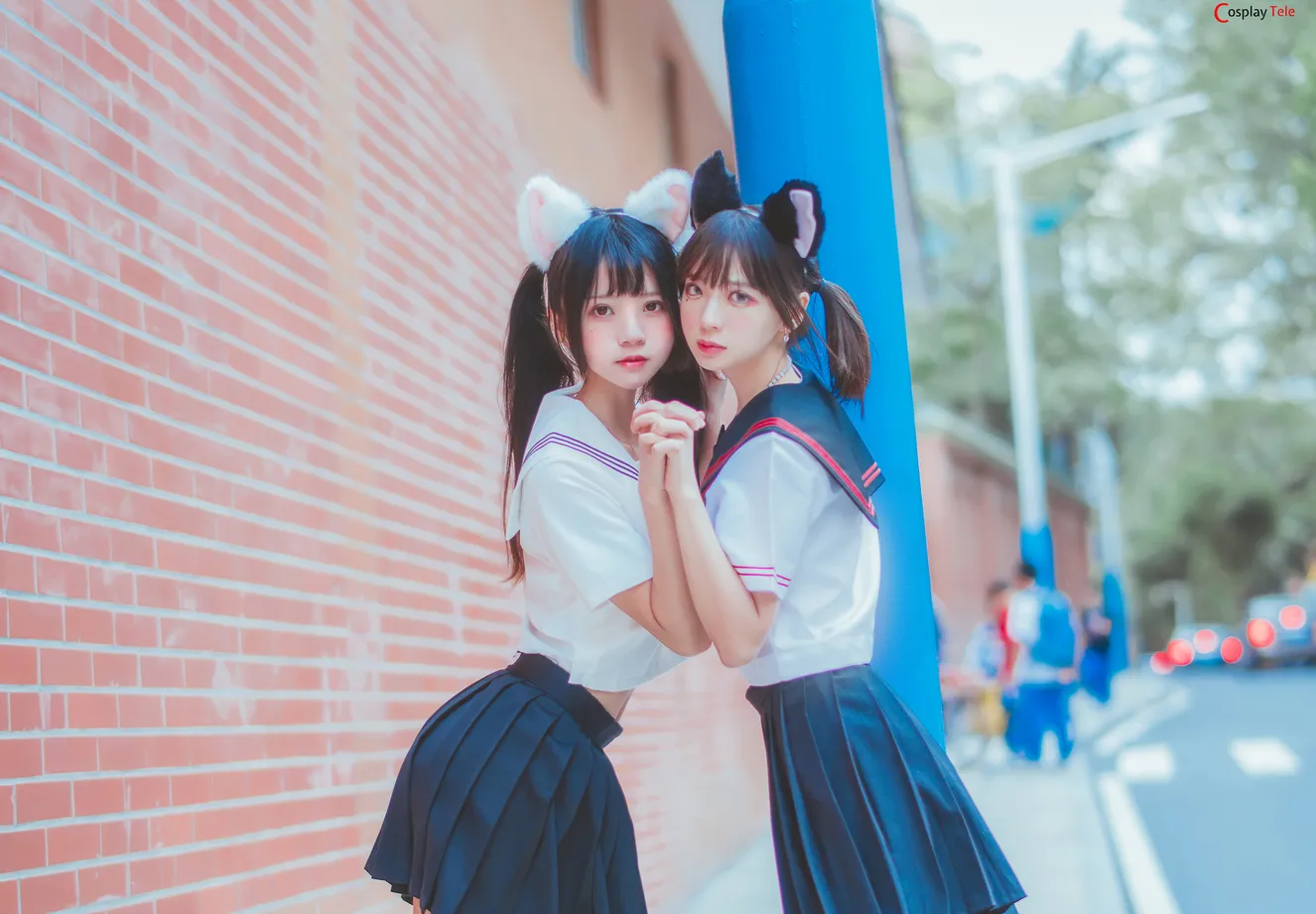 Cherry Neko %E6%A1%9C%E6%A1%83%E5%96%B5 cosplay cat eared schoolgirl 32 result