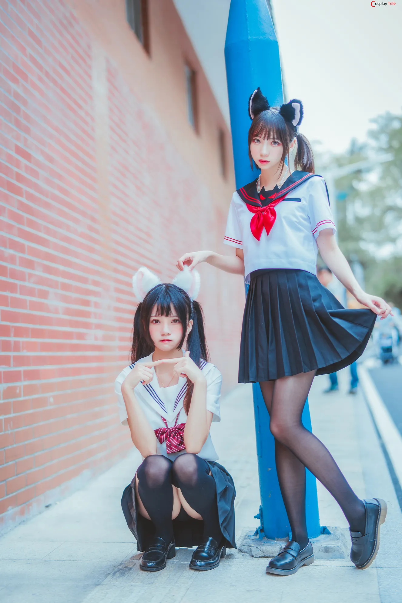 Cherry Neko %E6%A1%9C%E6%A1%83%E5%96%B5 cosplay cat eared schoolgirl 7 result