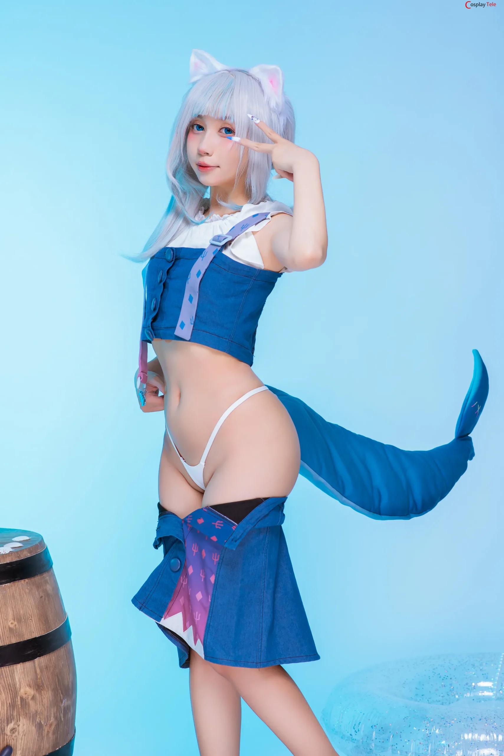 Ayaka cosplay Gawr Gura %E2%80%93 Hololive 26 result scaled 1