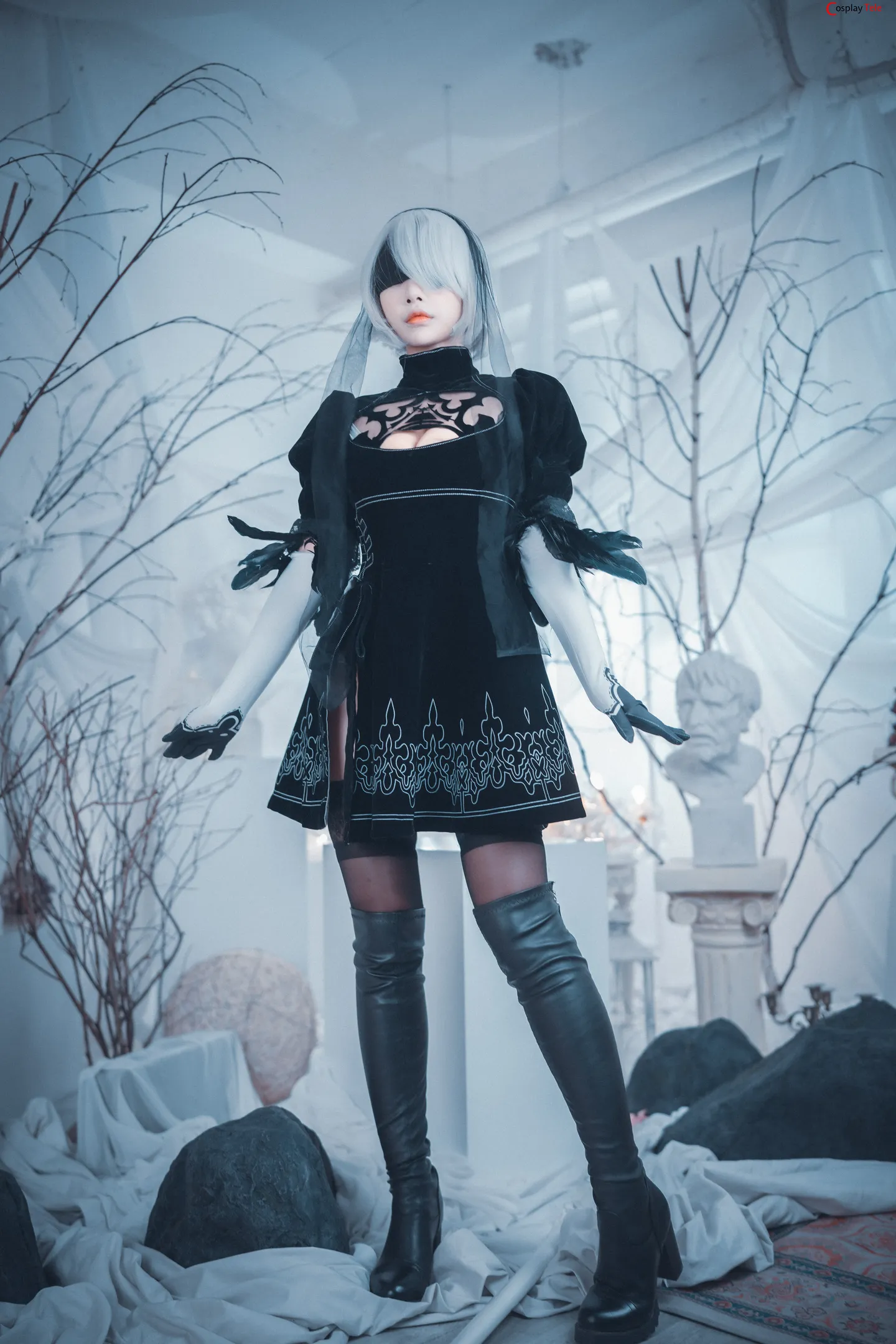 DJAWA Photo Zzyuri %EC%AE%B8%EB%A6%AC cosplay 2B NierAutomata 14 result