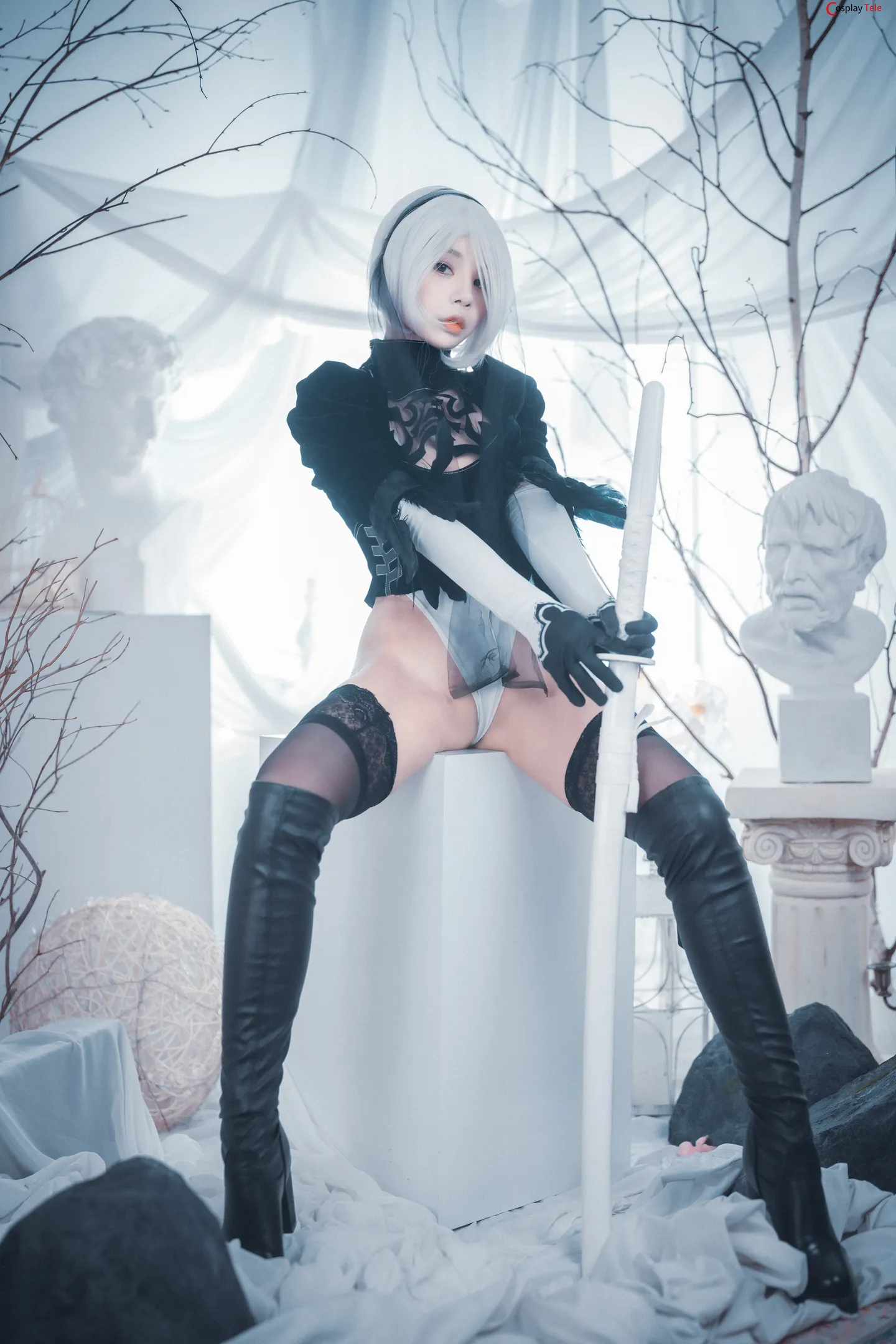 DJAWA Photo Zzyuri %EC%AE%B8%EB%A6%AC cosplay 2B NierAutomata 33 result