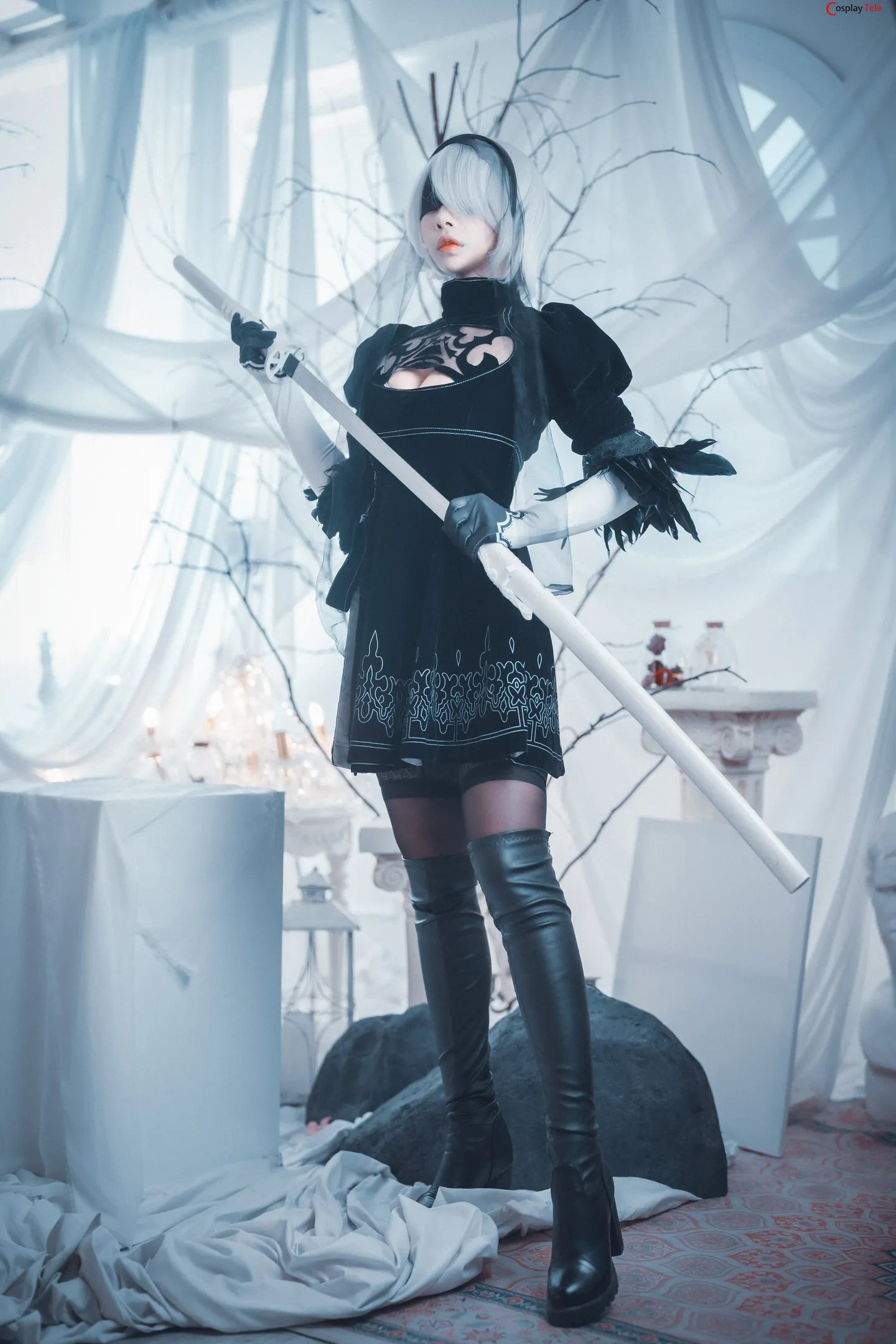 DJAWA Photo Zzyuri %EC%AE%B8%EB%A6%AC cosplay 2B NierAutomata 6 result