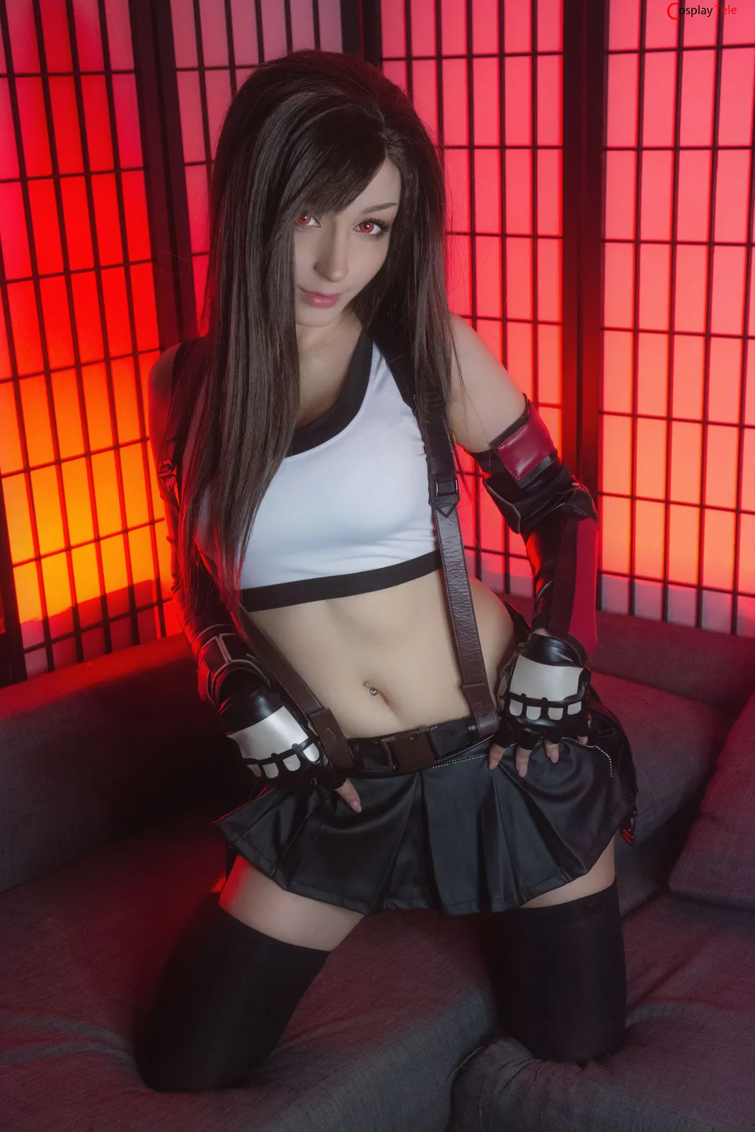 Shiro Kitsune Shiroktsne cosplay Tifa Lockhart %E2%80%93 Final Fantasy 3 result