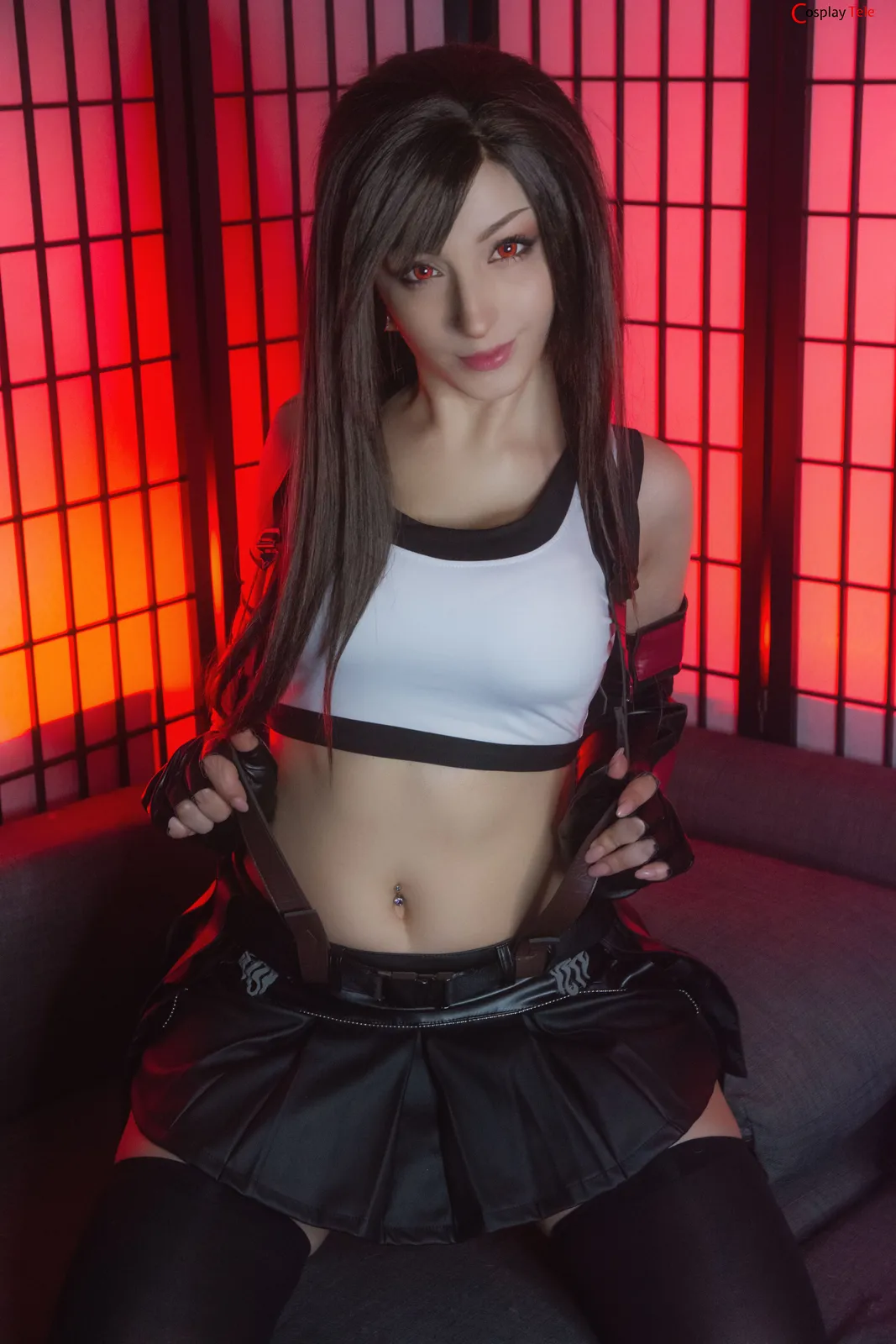 Shiro Kitsune Shiroktsne cosplay Tifa Lockhart %E2%80%93 Final Fantasy 4 result