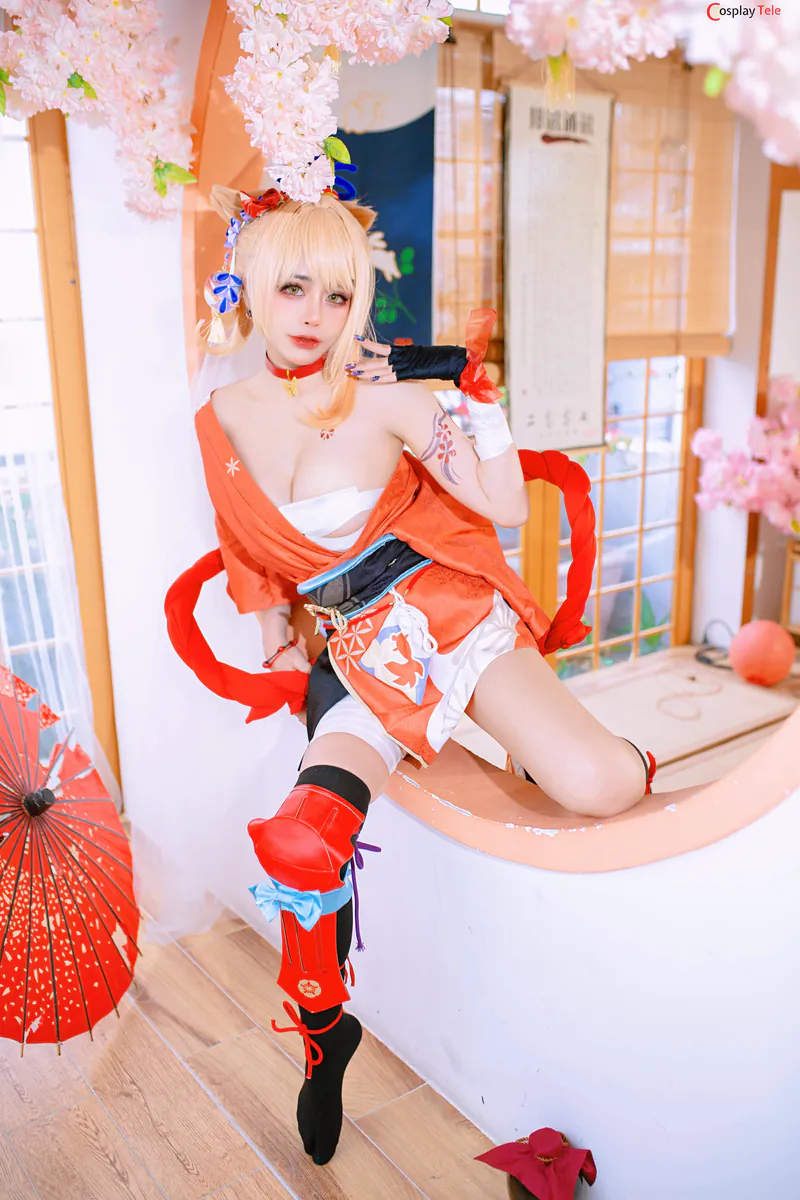 Byoru (ビョル) cosplay Yoimiya – Genshin Impact “58 photos and 2 videos”