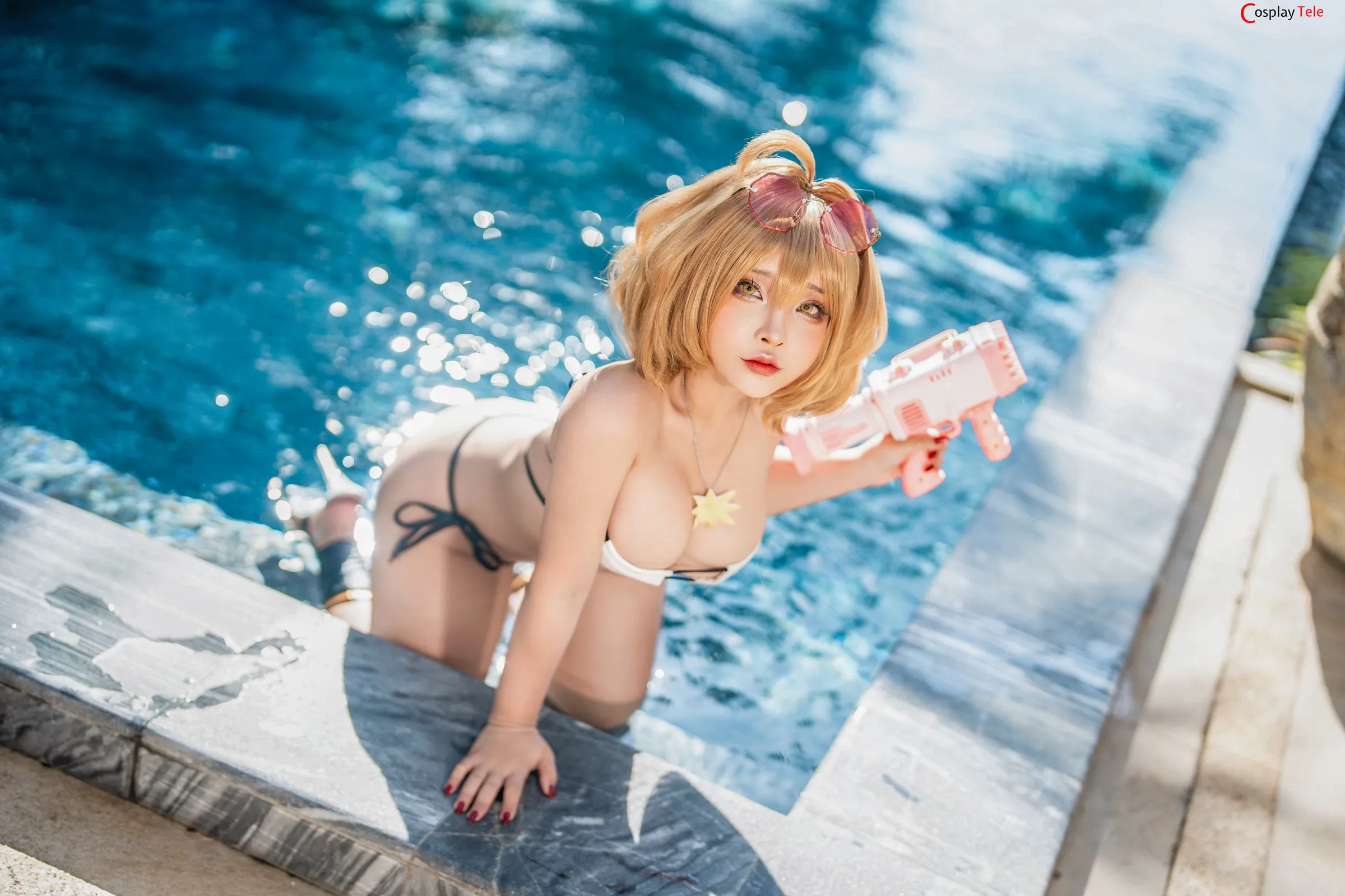 Sayo Momo cosplay Anis Pool Party NIKKE 12 result