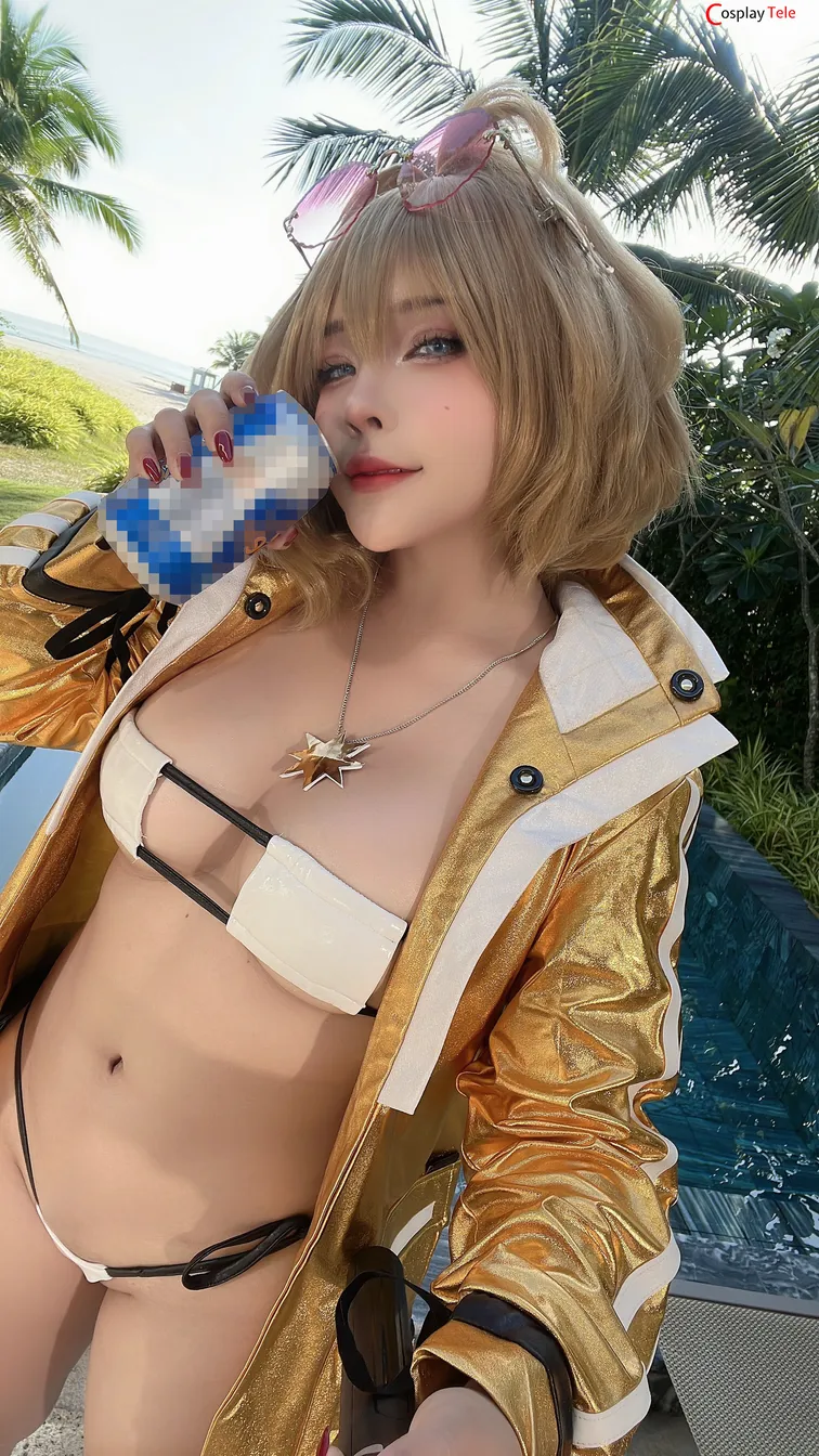 Sayo Momo cosplay Anis Pool Party NIKKE 37 result