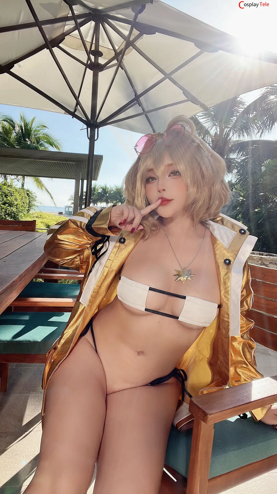 Sayo Momo cosplay Anis Pool Party NIKKE 42 result