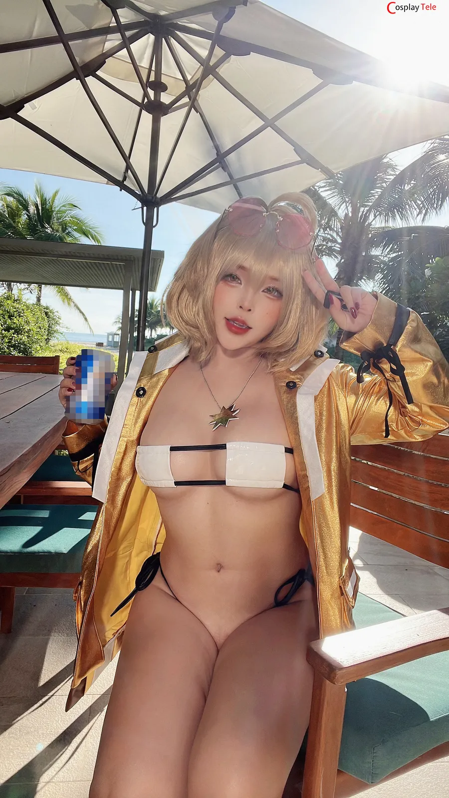 Sayo Momo cosplay Anis Pool Party NIKKE 45 result