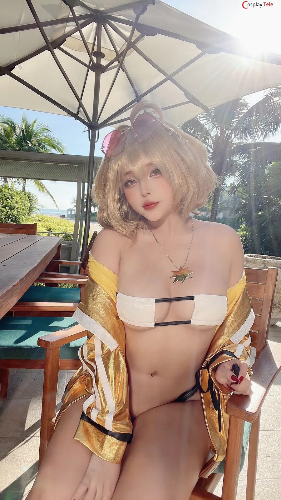 Sayo Momo cosplay Anis Pool Party NIKKE 47 result