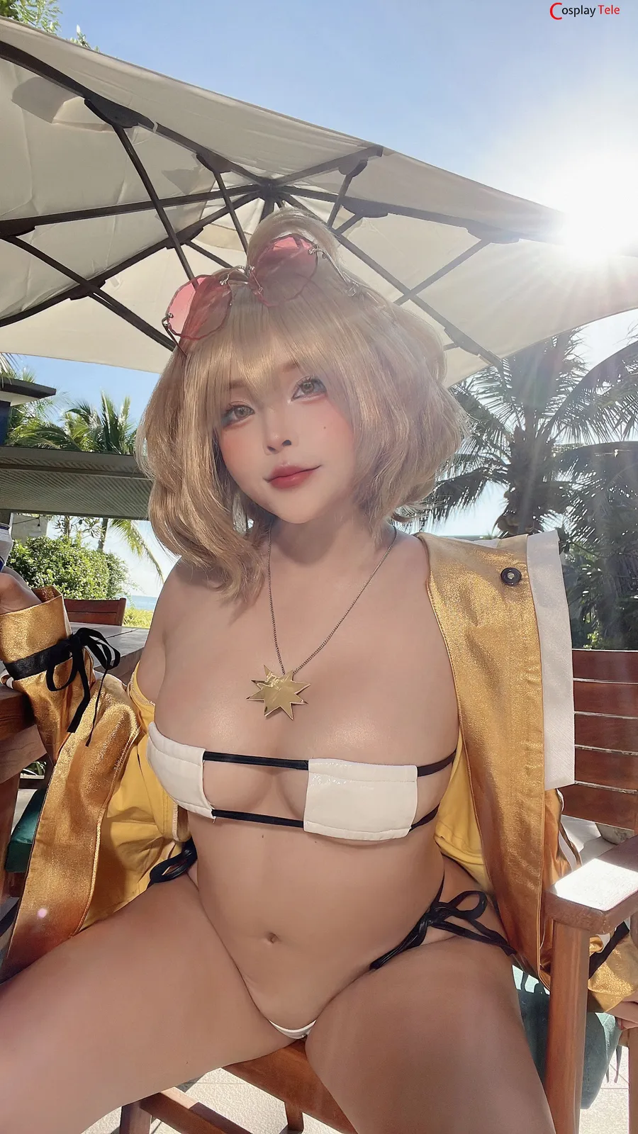 Sayo Momo cosplay Anis Pool Party NIKKE 58 result