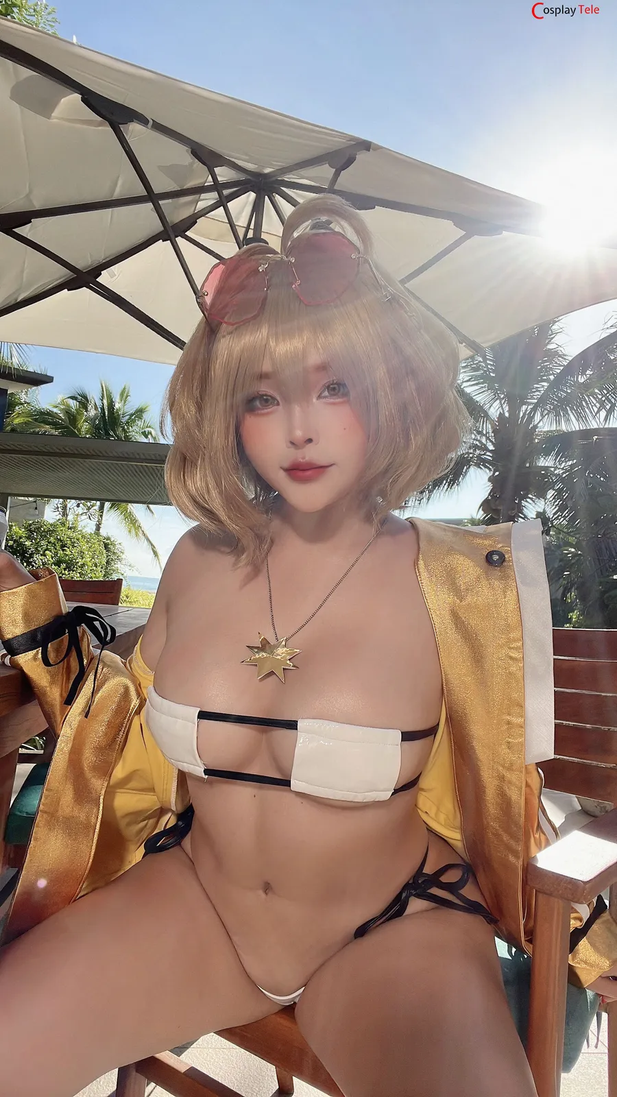 Sayo Momo cosplay Anis Pool Party NIKKE 59 result