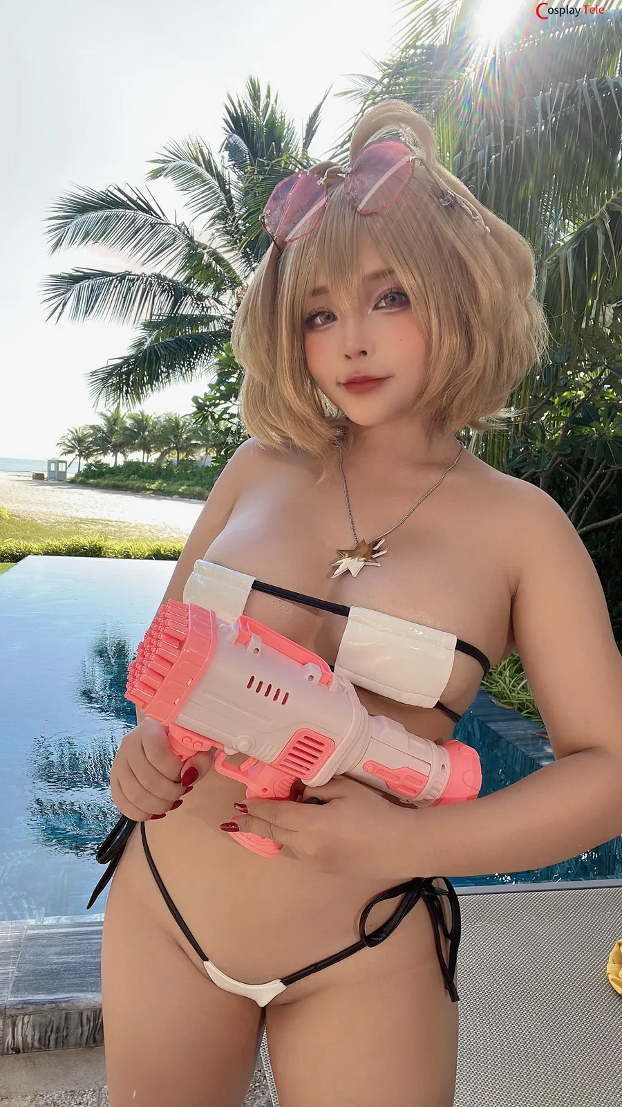 Sayo Momo cosplay Anis Pool Party NIKKE 62 result