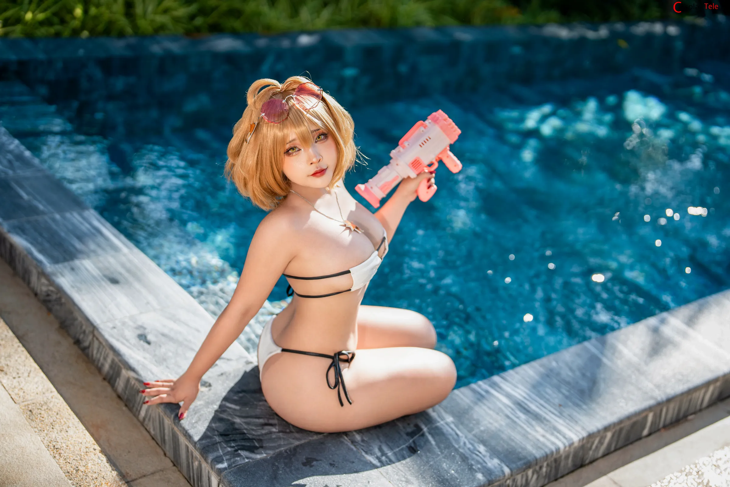 Sayo Momo cosplay Anis Pool Party NIKKE 9 result