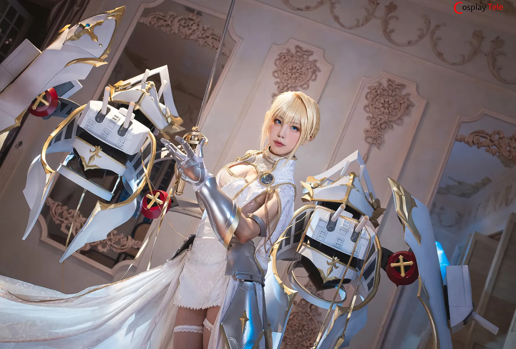 水淼aqua cosplay Jeanne d’Arc – Fate/Grand Order “40 photos”