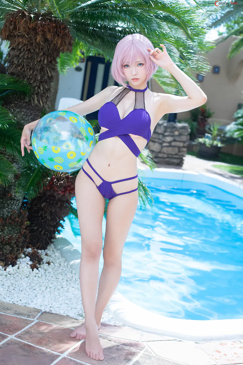 Ely_eee (ElyEE子) cosplay Mujina Swimsuit – SSSS.DYNAZENON “36 photos”