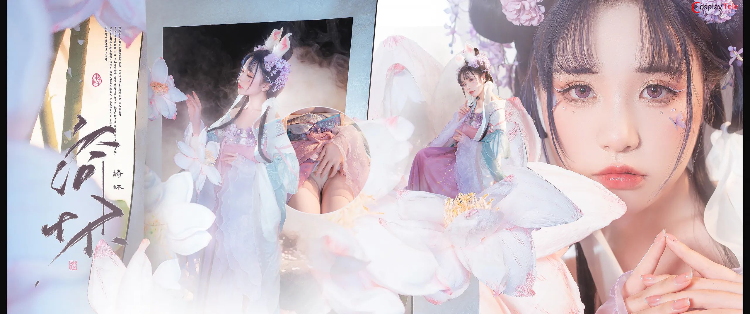 Nekokoyoshi (爆机少女喵小吉) – Lotus Flower “68 photos and 4 videos”