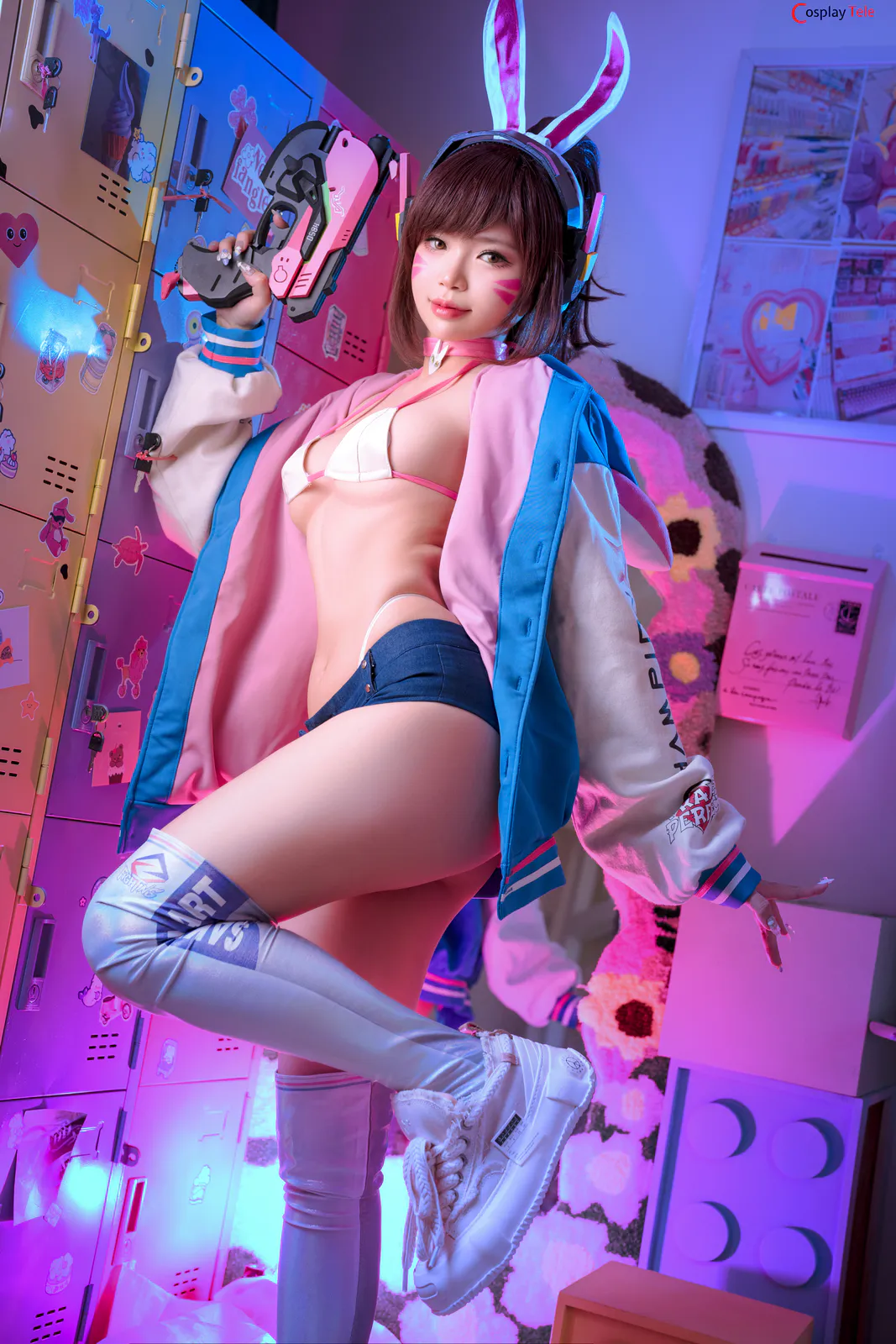 ZinieQ (ジニCosplayer) cosplay D.Va – Overwatch “39 photos”