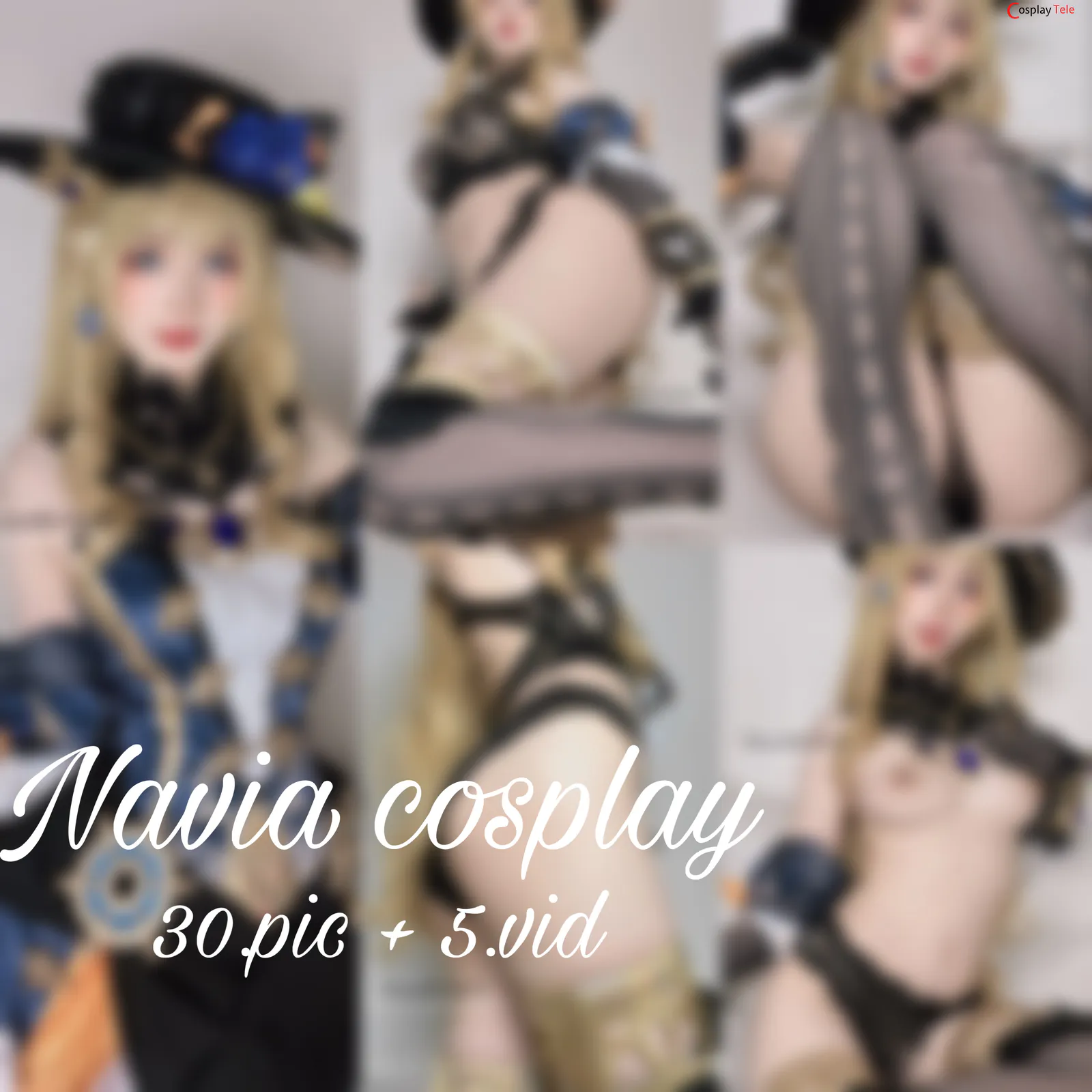 DreamlikeUwU cosplay Navia – Genshin Impact “30 photos and 4 videos”