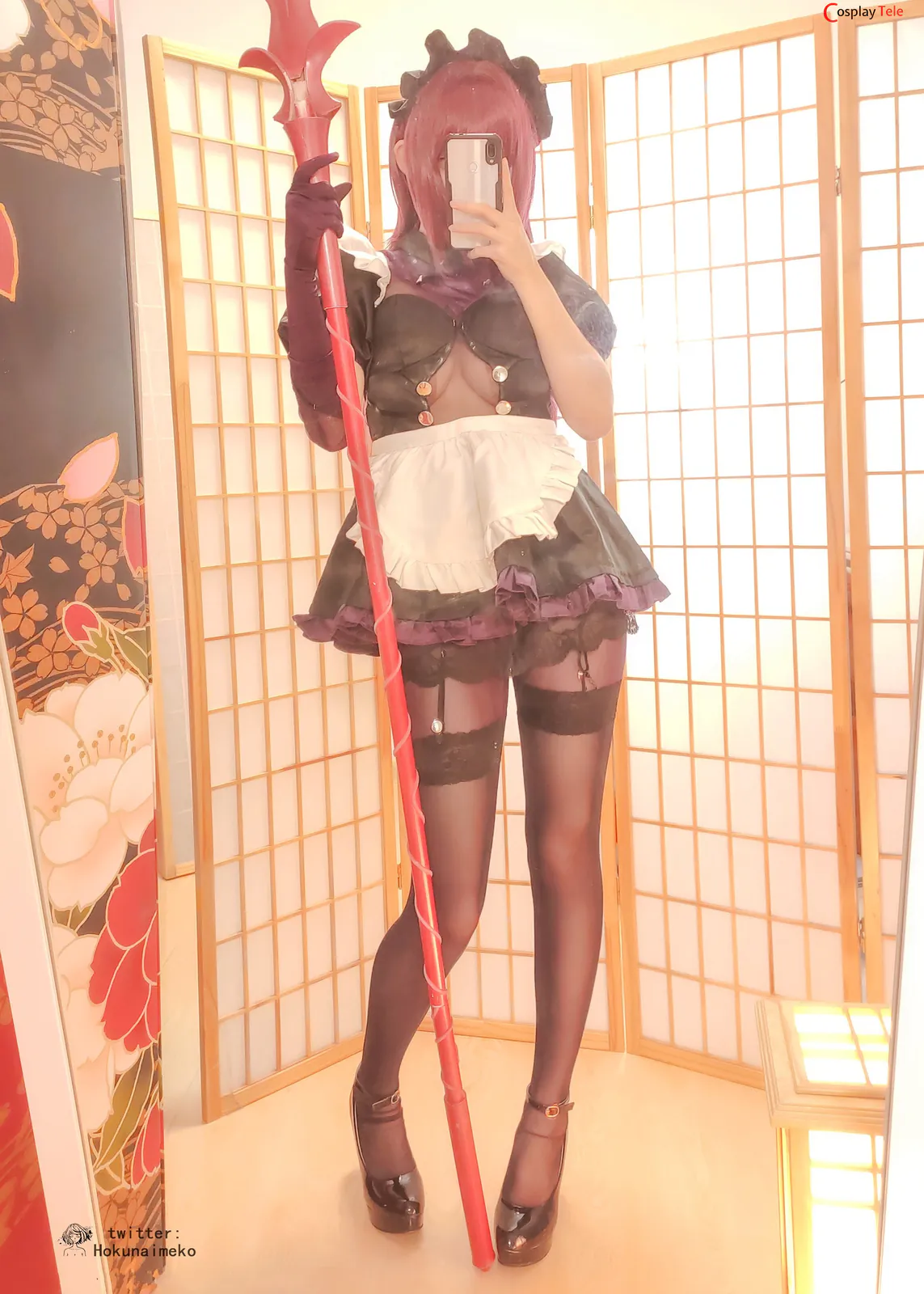 Hokunaimeko cosplay Scathach FateGrand Order 90 result